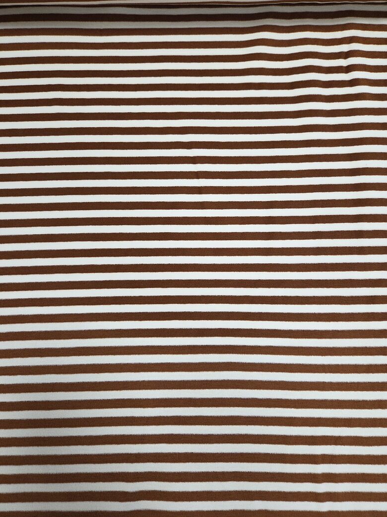 Cotton Jersey ''Brushed stripes''