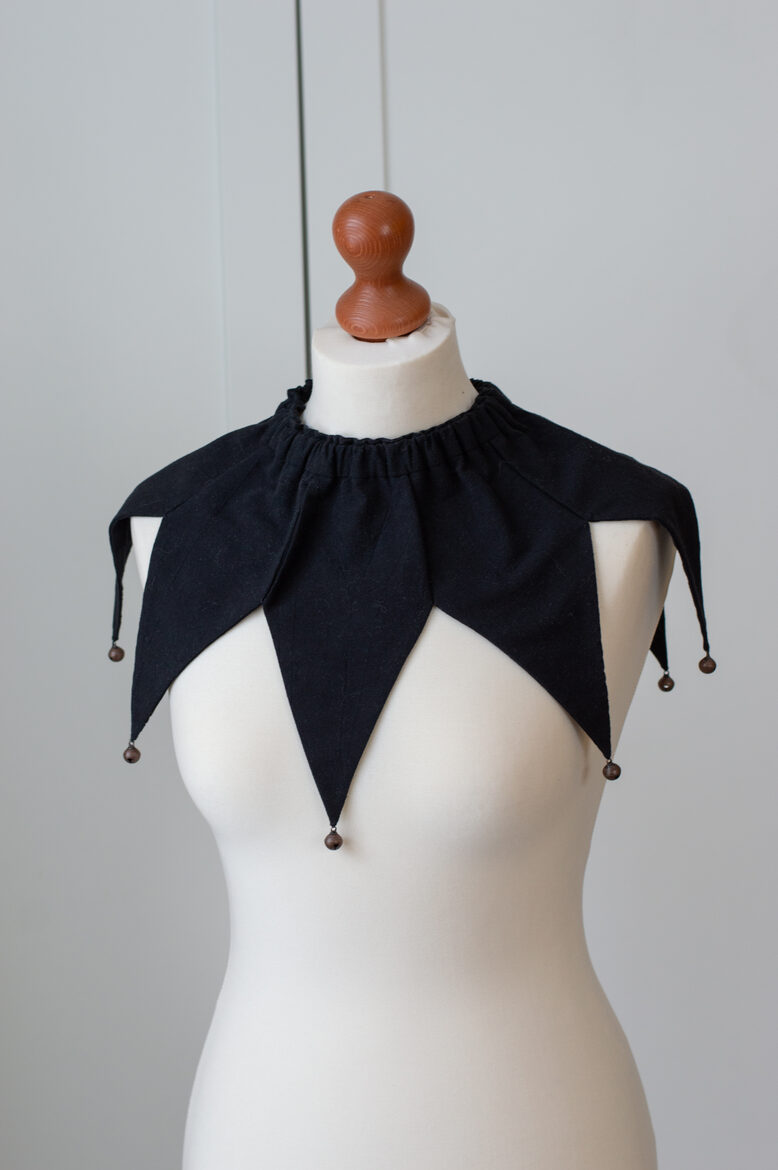 Black Jester Pierrot Neck Collar