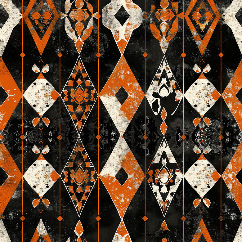 Vintage print double gauze 	130g/m2