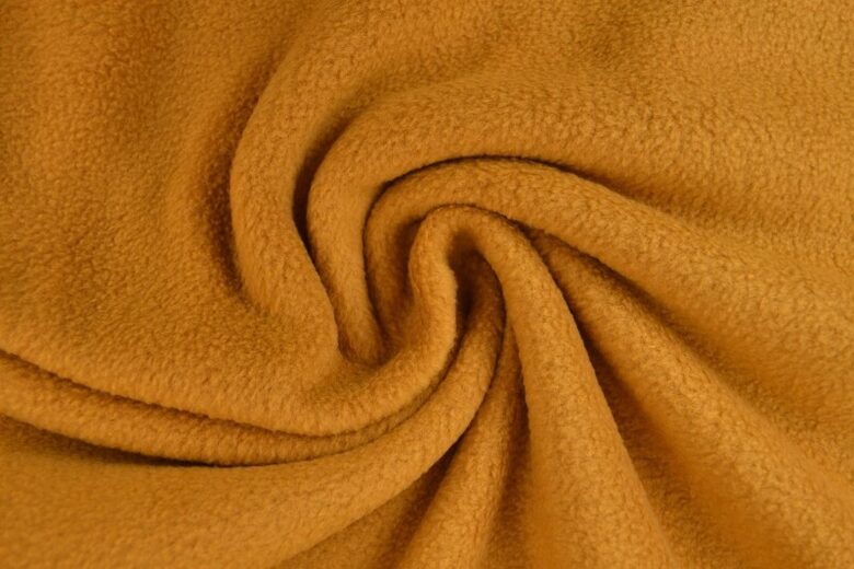 Dark ochre yellow fleece 270 g/m²