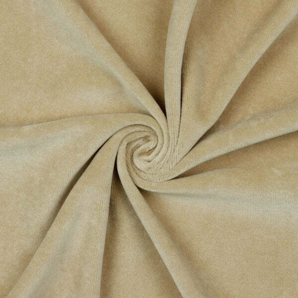Cotton velour Sand 240 g/m²