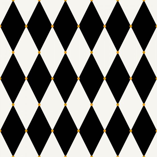 Double gauze Black harlequin 130 g/m2