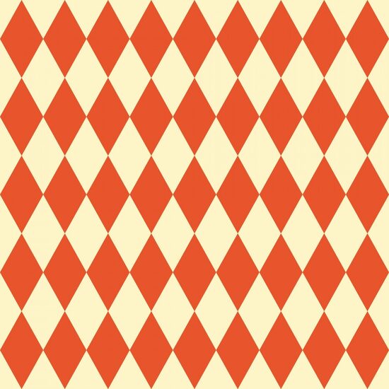 Kokvilnas muslins ORANGE harlequin