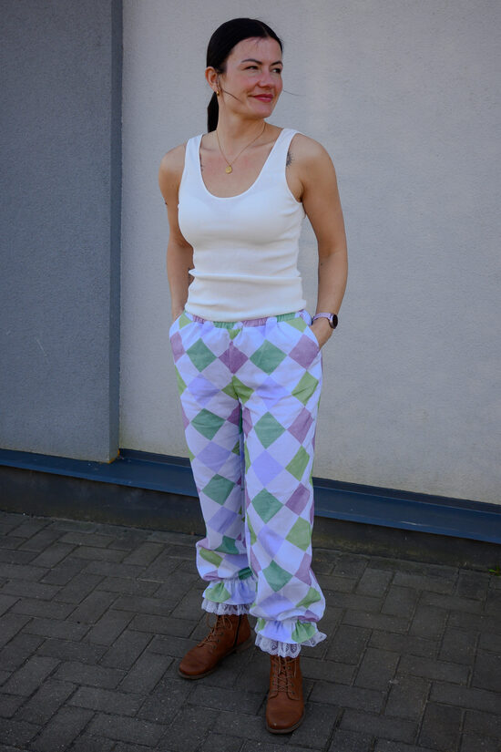 Harlequin pants size M