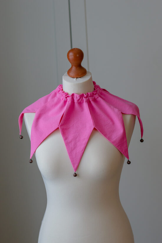 Pink Jester Neck Collar size S-M