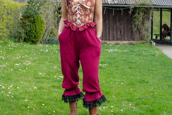 Bordeaux pants size M