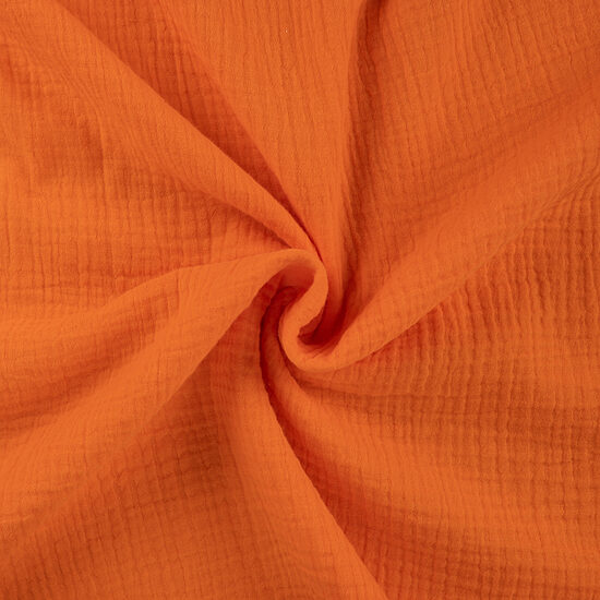 Orange neon muslin 130 g/m²