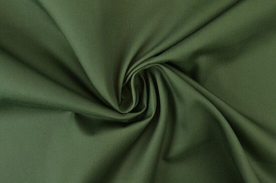 Cotton twill Dark moss green 250 g/m²