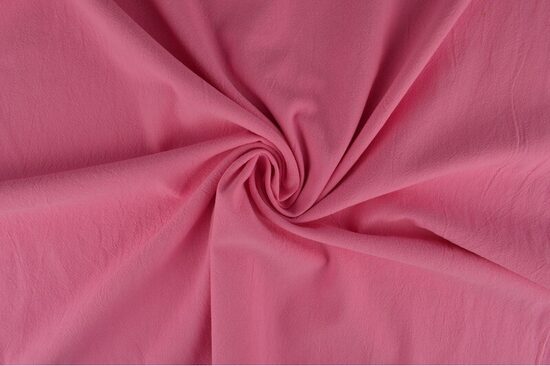 Mazgāts kokvilnas audums Pink  140 g/m²