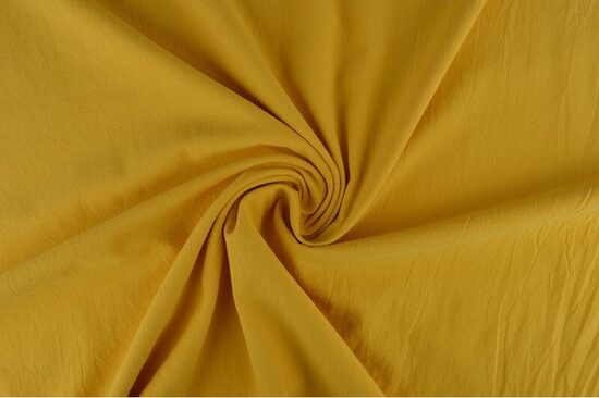 Mazgāts kokvilnas audums Yellow  140 g/m²