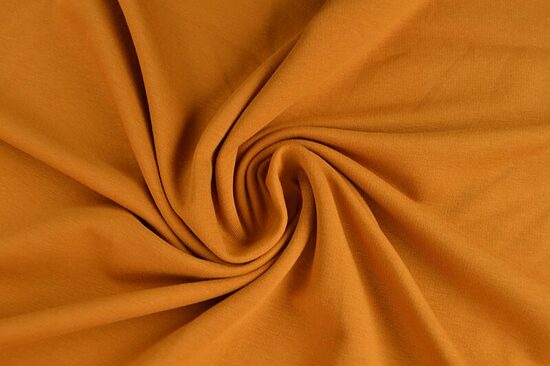 French terry Dark ochre 250 g/m²