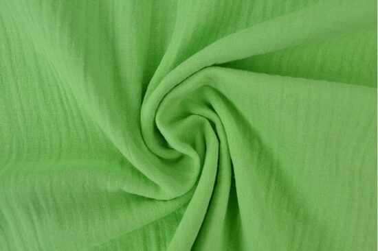 Kokvilnas muslina audums MINT GREEN