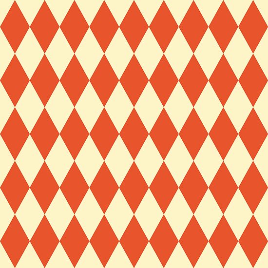 Cotton satin Orange harlequin 130g/m2