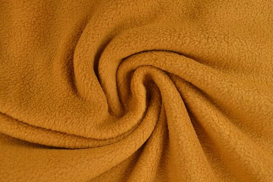 Dark ochre yellow fleece 270 g/m²