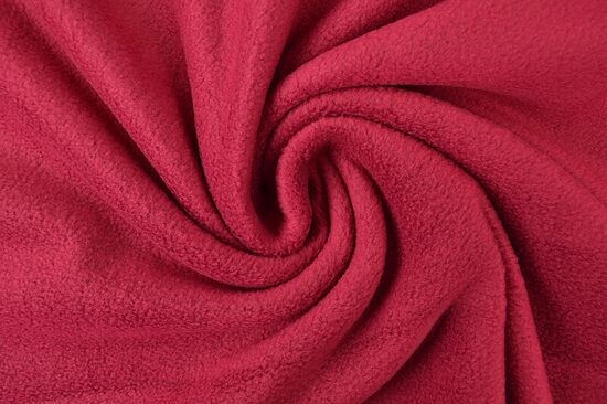 Wine red fleece fabric 270 g/m²