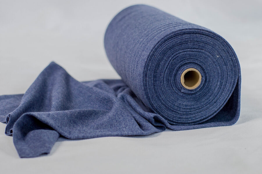 Auduma apdares mala Cuff Dark jeans melange 280 g/m2