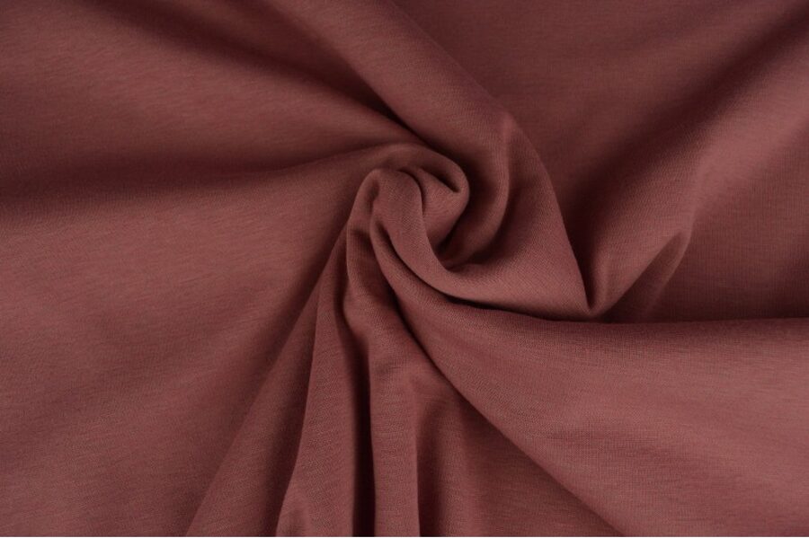 Siltināta trikotāža Alpine fleece Dark old pink 310 g/m2